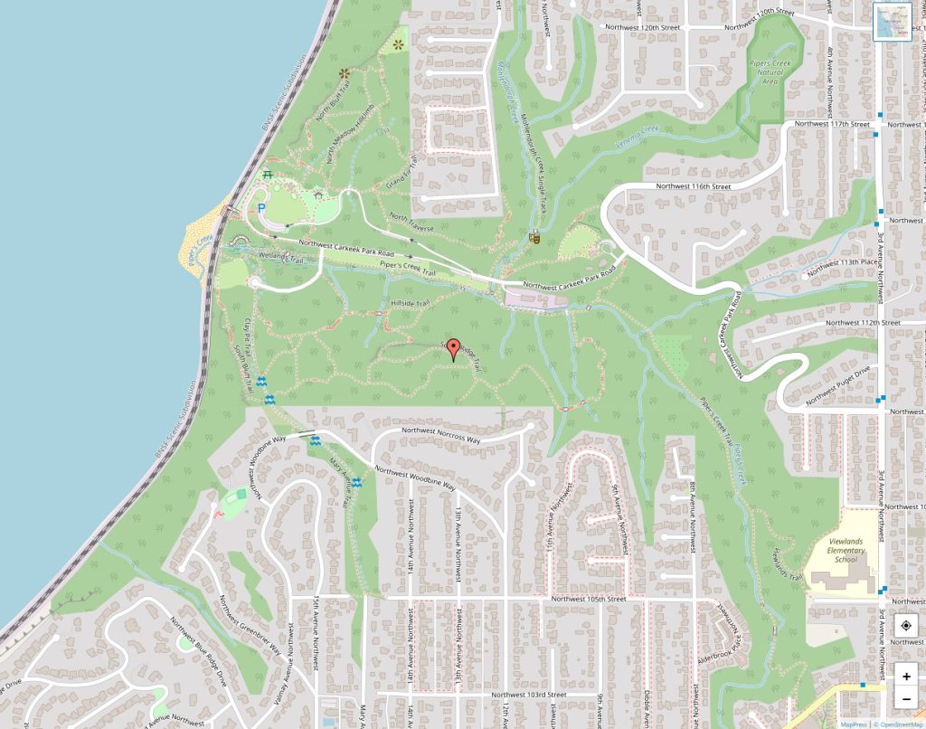 Carkeek Park Map