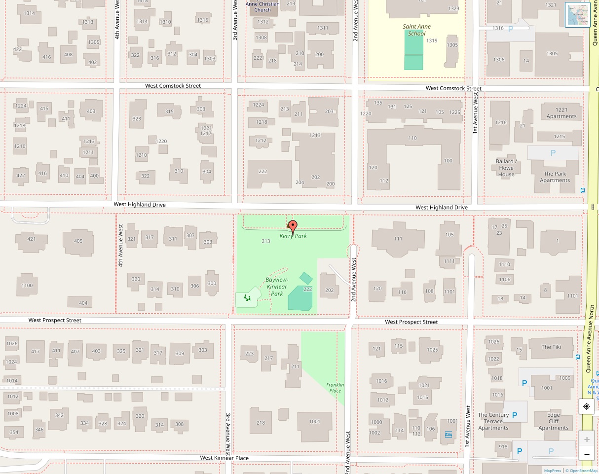 Kerry Park Map
