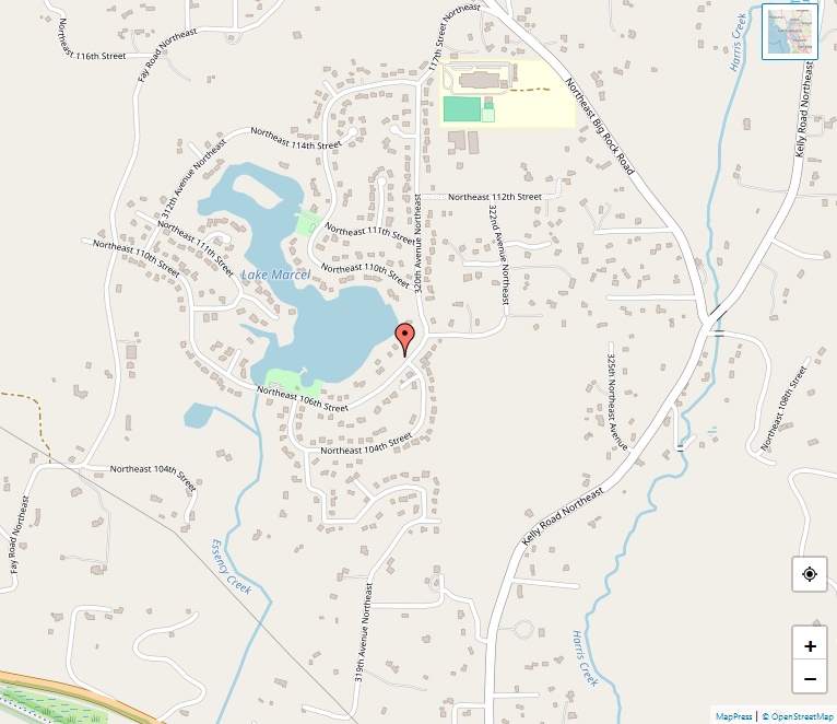 Map of Lake Marcel-Stillwater